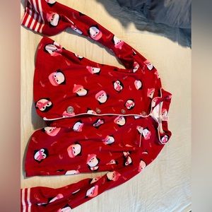 Little girl’s penguin pajamas